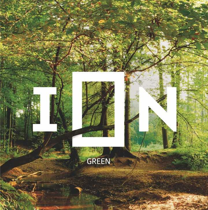 Logo de l'ascenseur ION GREEN by FAIN avec Forêt.