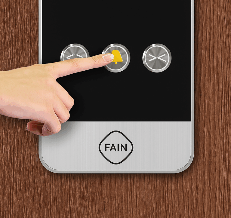 Bouton d’urgence de l’ascenseur