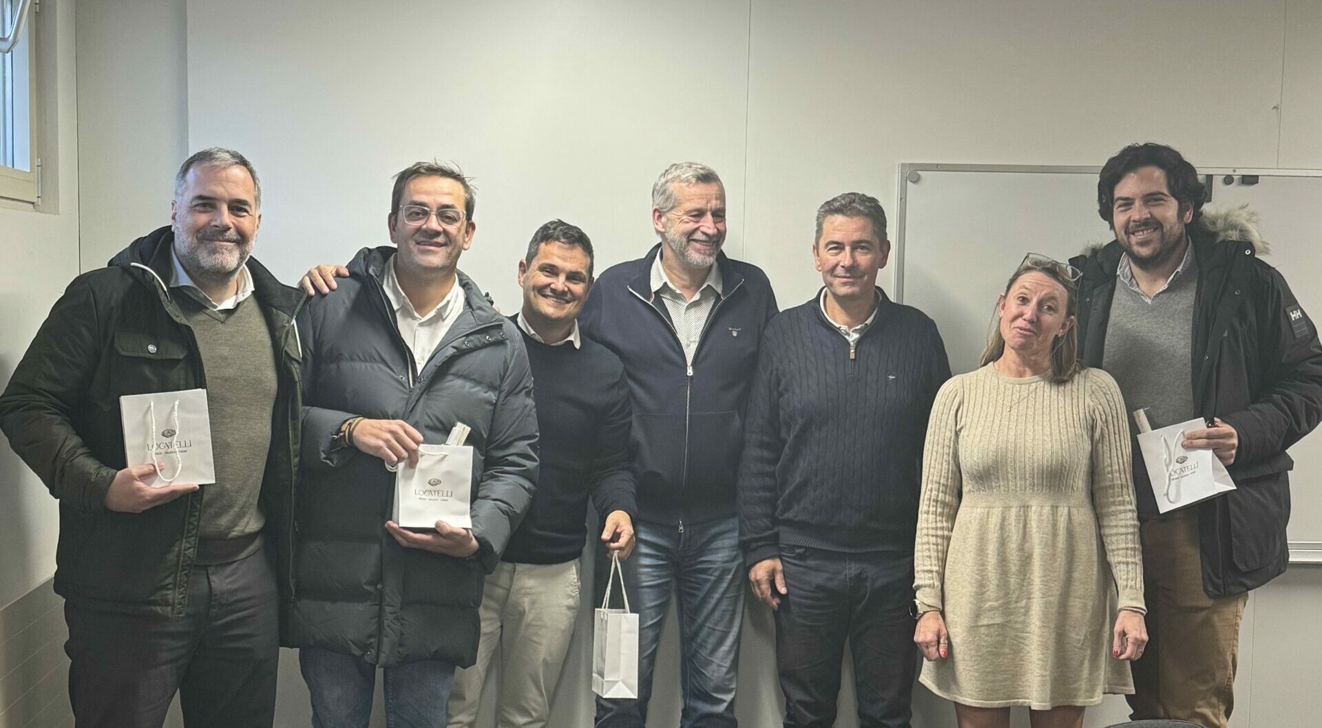 Visite de plusieurs collègues de la Direction du Groupe FAIN chez FAIN Suisse